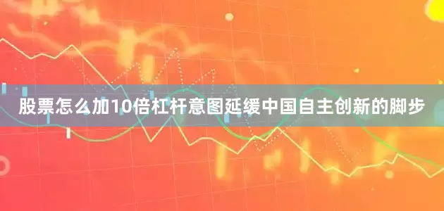 股票怎么加10倍杠杆意图延缓中国自主创新的脚步